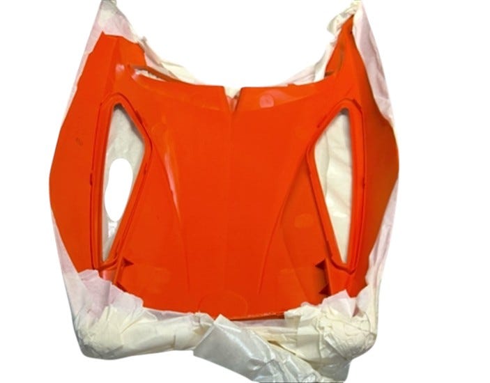 Fits BRP HOOD Orange B-228, OEM Part # 517302790
