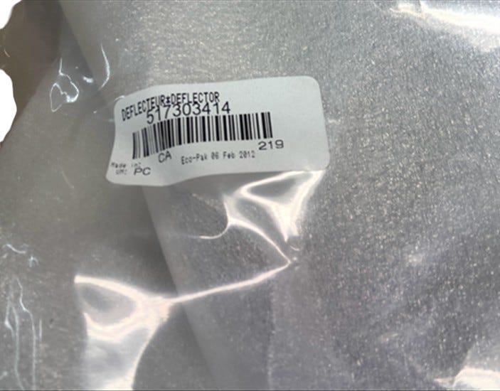 Fits BRP AIR Deflector LH, OEM Part # 517303414