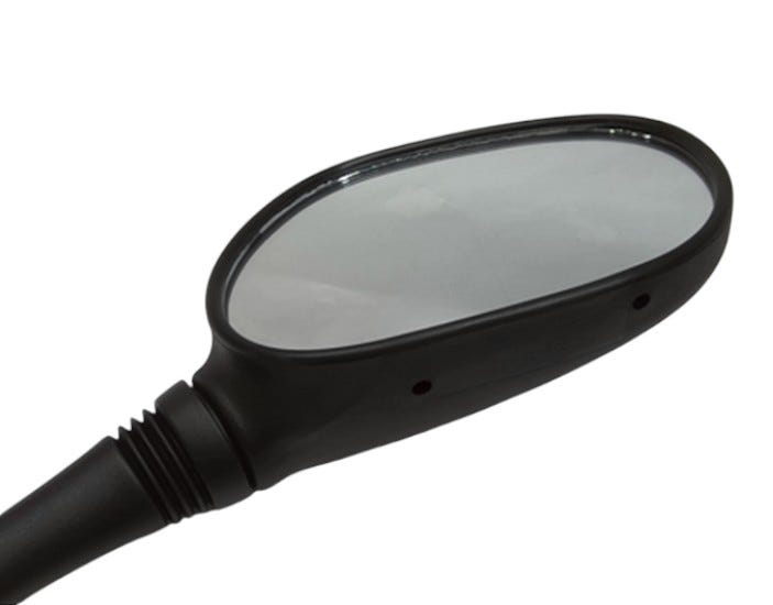 Fits 2008-2009 Ski-Doo GSX Fan / GTX Fan RH Mirror ASM, OEM Part # 517303629