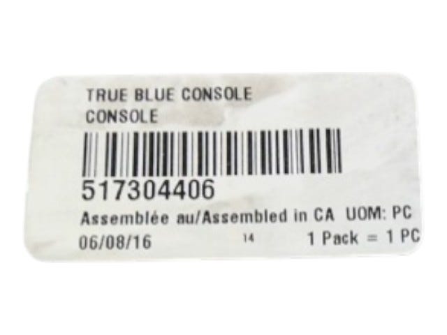 Fits 2010 Ski-Doo Summit Everest 800R PTEK / Summit Sport 600 TRUE BLUE Console, OEM Part # 517304406
