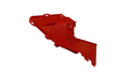 Fits 2010-2011 Ski-Doo Renegade BackCountry, BackCountry X 600HO ETEC / Renegade BackCountry, BackCountry X 800R ETEC LH Moulding Panel, Viper Red, OEM Part # 517304427