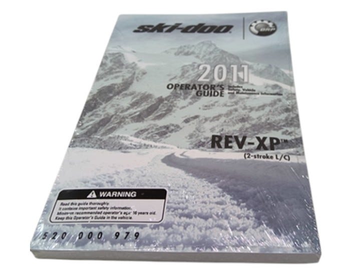 Fits Ski-Doo Owner Guide, OEM Part # 520000979