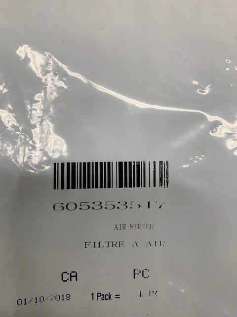 Fits BRP AIR Filter, OEM Part # 605353517