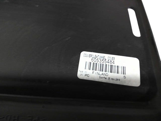 Fits 2008 Ski-Doo Expedition V-1300 / Skandic SUV 550F Tunnel Cover, OEM Part # 605355484