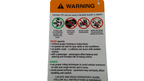 Can-Am Warning Decal, General USE, OEM Part # 704901859