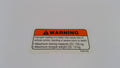 Can-Am Warning Decal, Trailer, OEM Part # 704901905