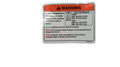 Can-Am Warning Decal, TIRE Pressu, OEM Part # 704902001