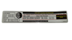 Can-Am TIRE Label, OEM Part # 704902074
