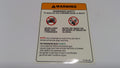 Can-Am Warning Decal, Passenger, OEM Part # 704902394