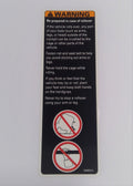 Can-Am Warning Label, OEM Part # 704902415