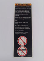 Can-Am Warning Label, OEM Part # 704902415