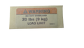 Can-Am Warning Decal, MAX LOAD, OEM Part # 704903114