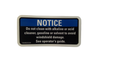 Can-Am Caution Decal, Windshield, OEM Part # 704903339