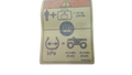Can-Am Warning Decal, TIRE Pressu, OEM Part # 704903966
