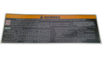 Can-Am Warning Label Cargo LOAD, OEM Part # 704905483