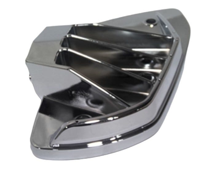 Fits BRP Chrome LH Front Footrest, OEM Part # 705006390