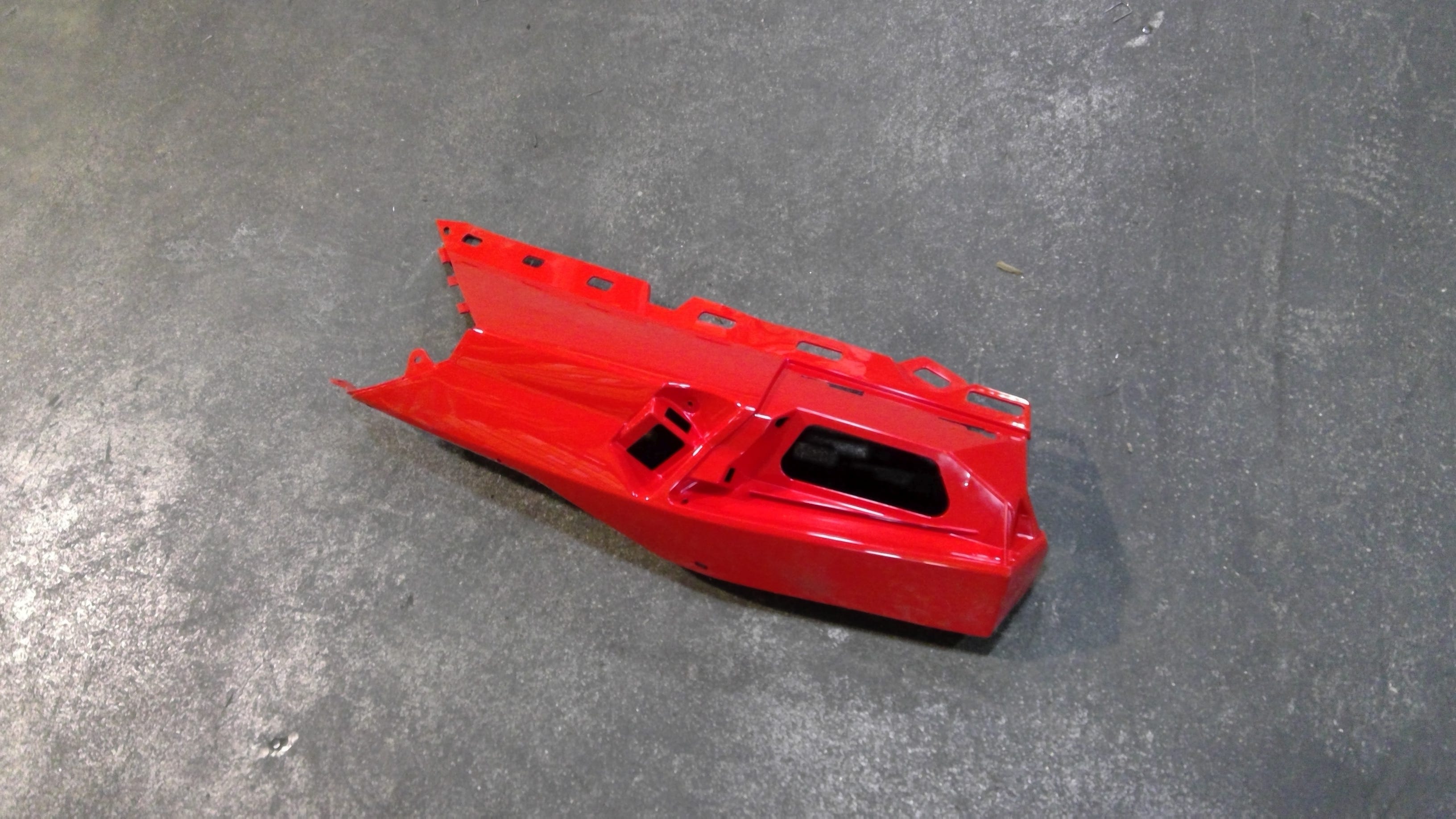 Can-Am RED LH Front Fender, OEM Part # 705006760