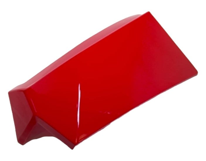 Fits 2015-2017 Can-Am Commander - Commander Max / Commander 1000_STD_DPS_XT_XTP CVT Inlet Cover, Viper RED, OEM Part # 705008191