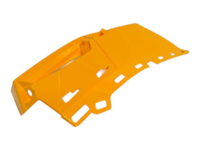 Fits 2015-2017 Can-Am Commander - Commander Max / Commander 1000_STD_DPS_XT_XTP Yellow LH FRT Fender, OEM Part # 705008194