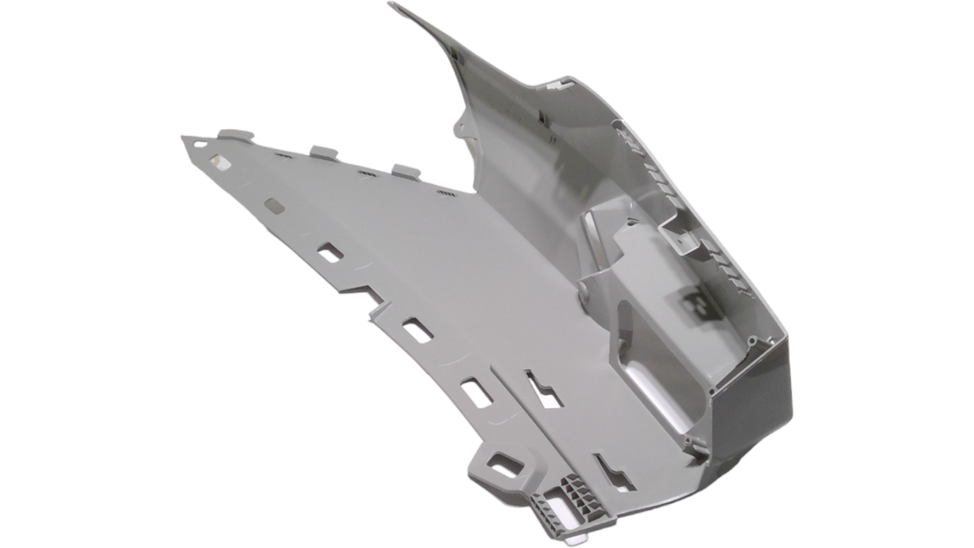 Fits 2015-2017 Can-Am Commander - Commander Max / Commander 1000_STD_DPS_XT_XTP Quarry GRAY LH Front Fende, OEM Part # 705008232
