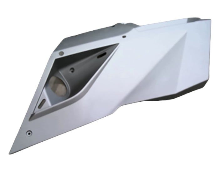 Fits 2015-2016 Can-Am Commander - Commander MAX / Commander MAX 1000_LTD RH REAR LAT. Pnl, DEEP PEW, OEM Part # 705008357