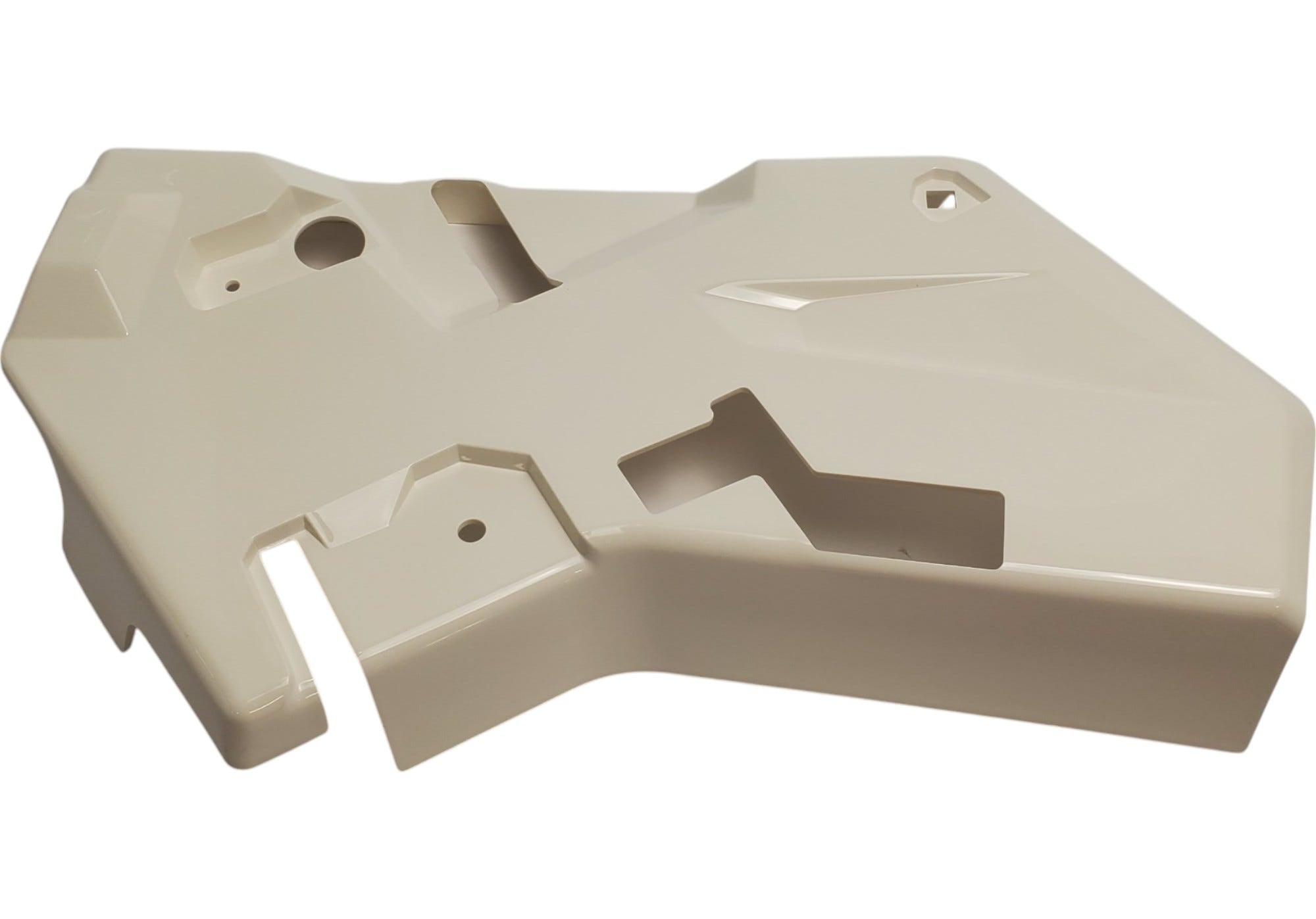 Fits BRP LH CTR DOOR Trim, White, OEM Part # 705011370