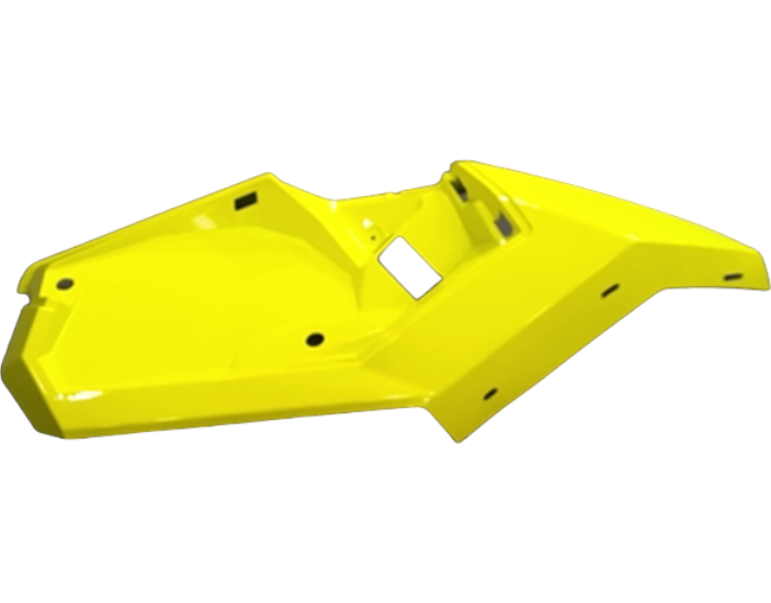 Fits 2018 Can-Am 1- Maverick / 2- Maverick MAX Painted Sunburst Yellow RH Front Fender, OEM Part # 705012062