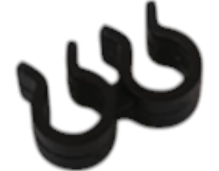 Fits 2026 Can-Am CE - OUT-MAX - 4X4 - EV - 2VTA - Bright White CLIP HOSE, OEM Part # 705601768