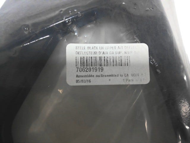 Fits 2014-2016 Can-Am Spyder ST Limited SE5 / Spyder STS SE5 Deflector, AIR UP L B-266, OEM Part # 706201919