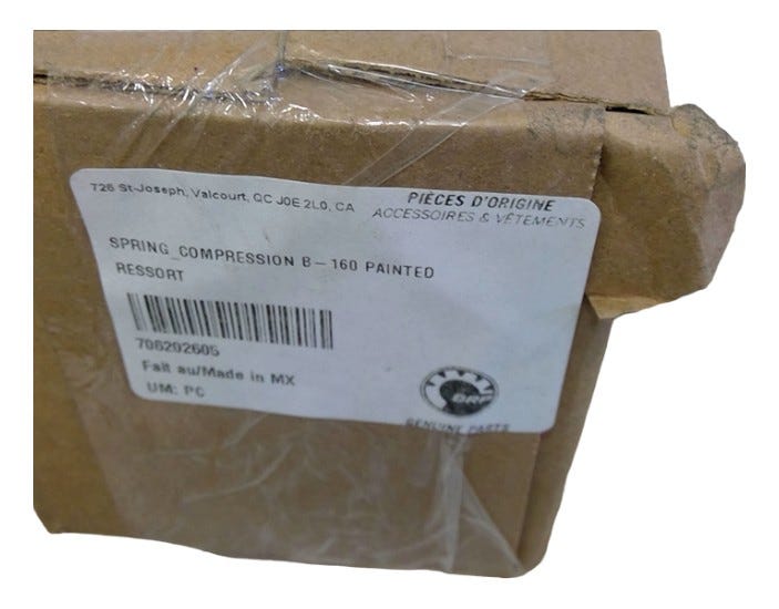 Fits BRP Spring, Compression B-160, OEM Part # 706202605