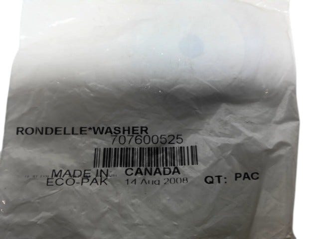 Fits 2008-2015 Can-Am DS 450EFI STD / DS 450EFI Xxc Washer, OEM Part # 707600525