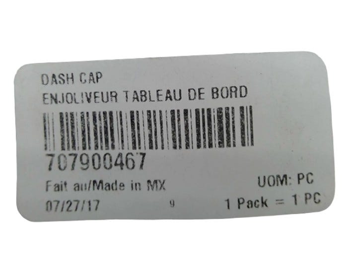 Fits BRP DASH CAP, OEM Part # 707900467