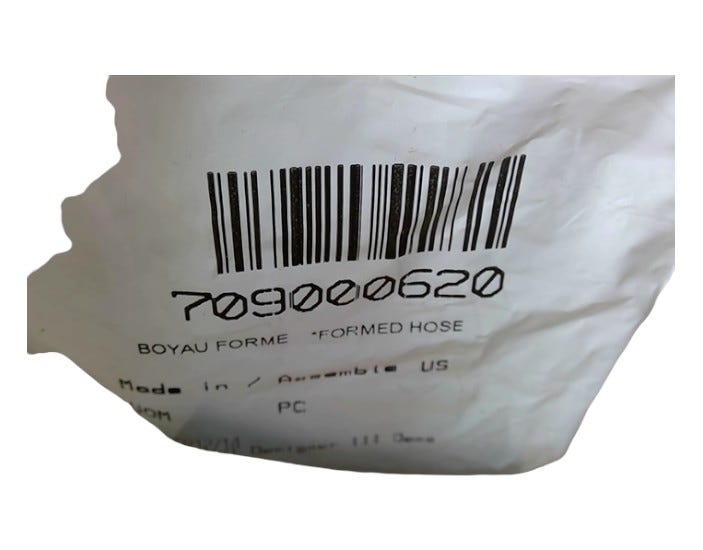Fits BRP Formed HOSE, OEM Part # 709000620