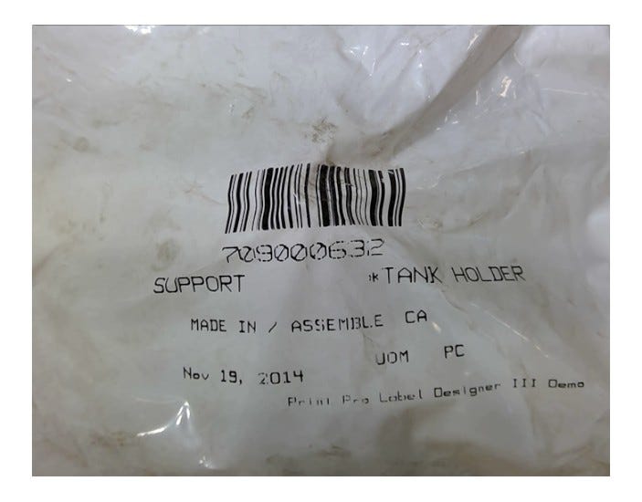 Fits BRP TANK Holder, OEM Part # 709000632