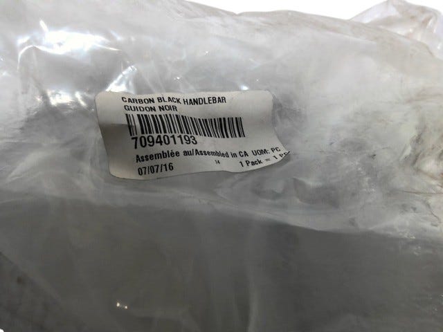 Fits 2013-2016 Can-Am Spyder RSS Special Series SE5 / Spyder RSS SE5 Carbon Black Handlebar, OEM Part # 709401193