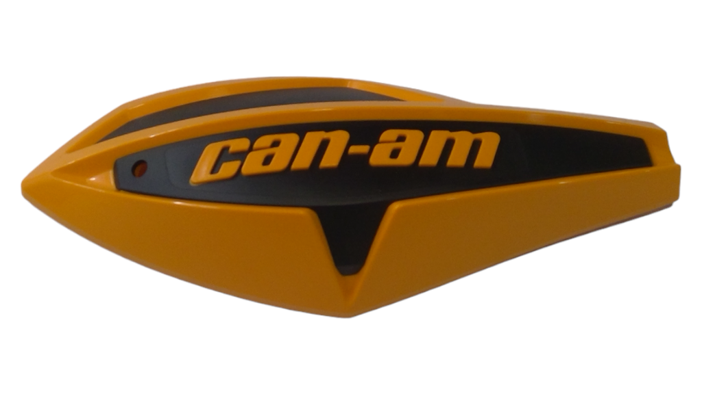 Fits 2015-2017, 2025-2026 Can-Am North America - RENEGADE - 4X4 - XMR - 1000R EFI - 5UTB - Scandi Blue - / North America - RENEG... Orange, RH Deflector, OEM Part # 709401620