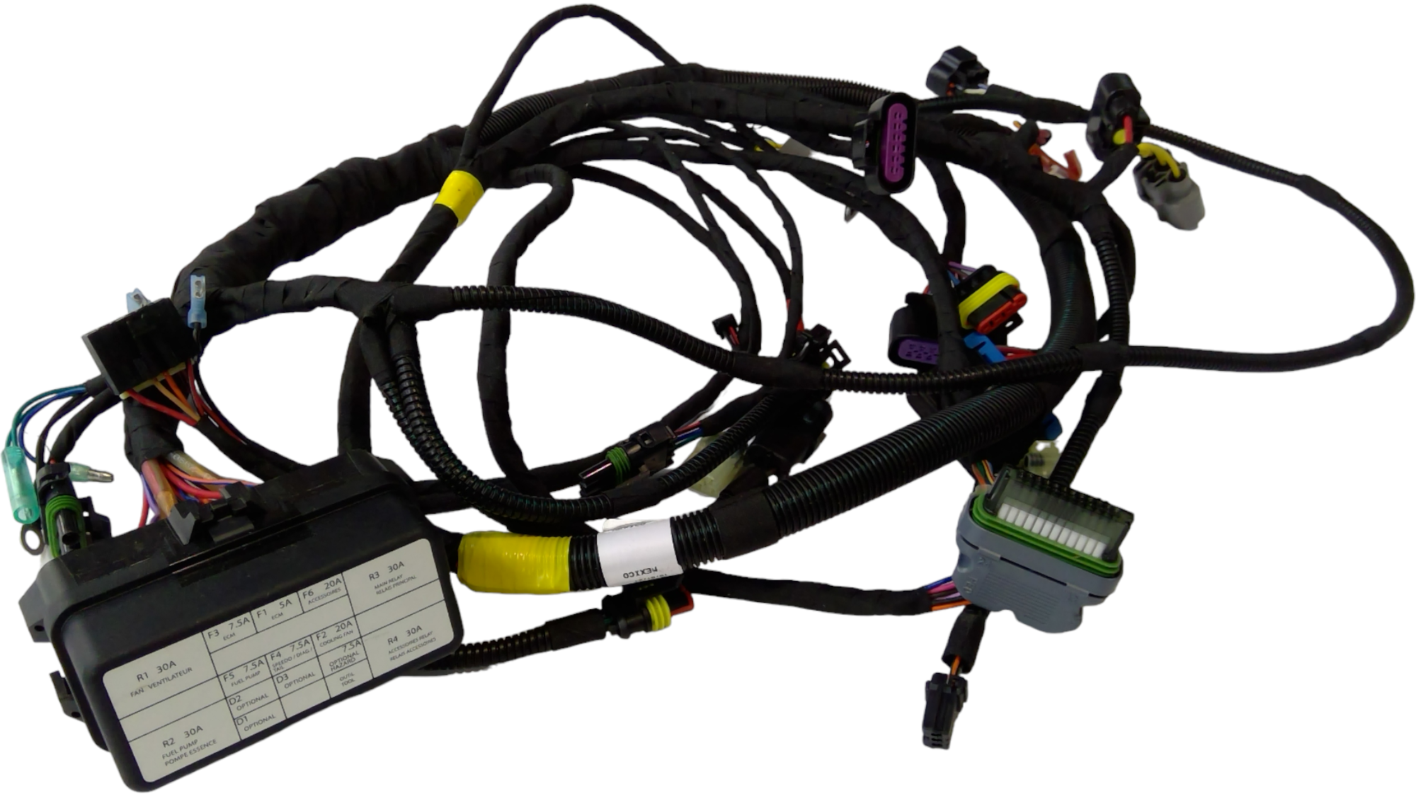 Fits 2008, 2010 Can-Am Outlander Max 800R EFI Ltd / Outlander 400 EFI STD Wiring Harness Main, OEM Part # 710001171