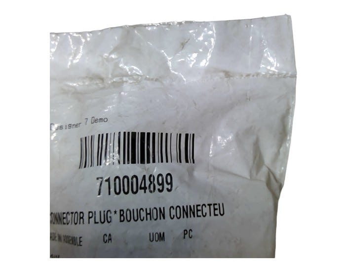 Fits BRP Connector PLUG, OEM Part # 710004899