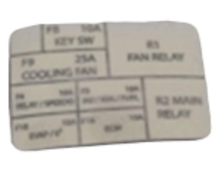 Fits 2017-2018 Can-Am 1- Defender HD5 / 1- Traxter HD5 LOGO Fuse, REL, OEM Part # 710005393