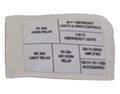 Fits BRP Decal, FUSE Relay EUR, OEM Part # 710005571