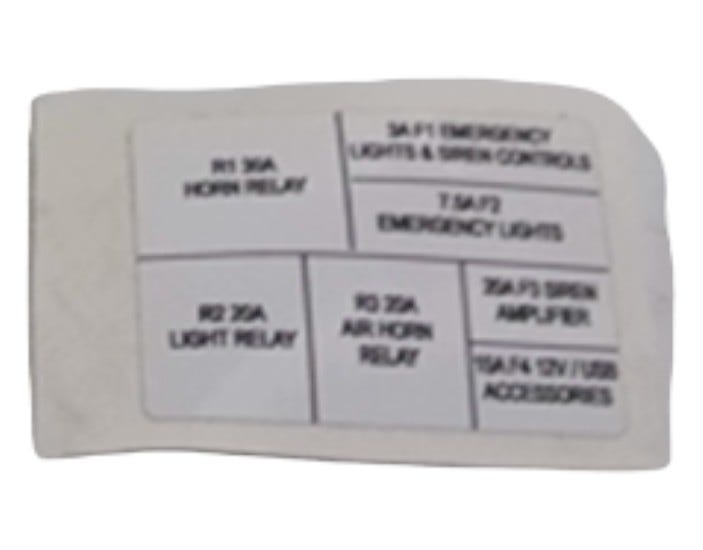 Fits BRP Decal, FUSE Relay EUR, OEM Part # 710005571