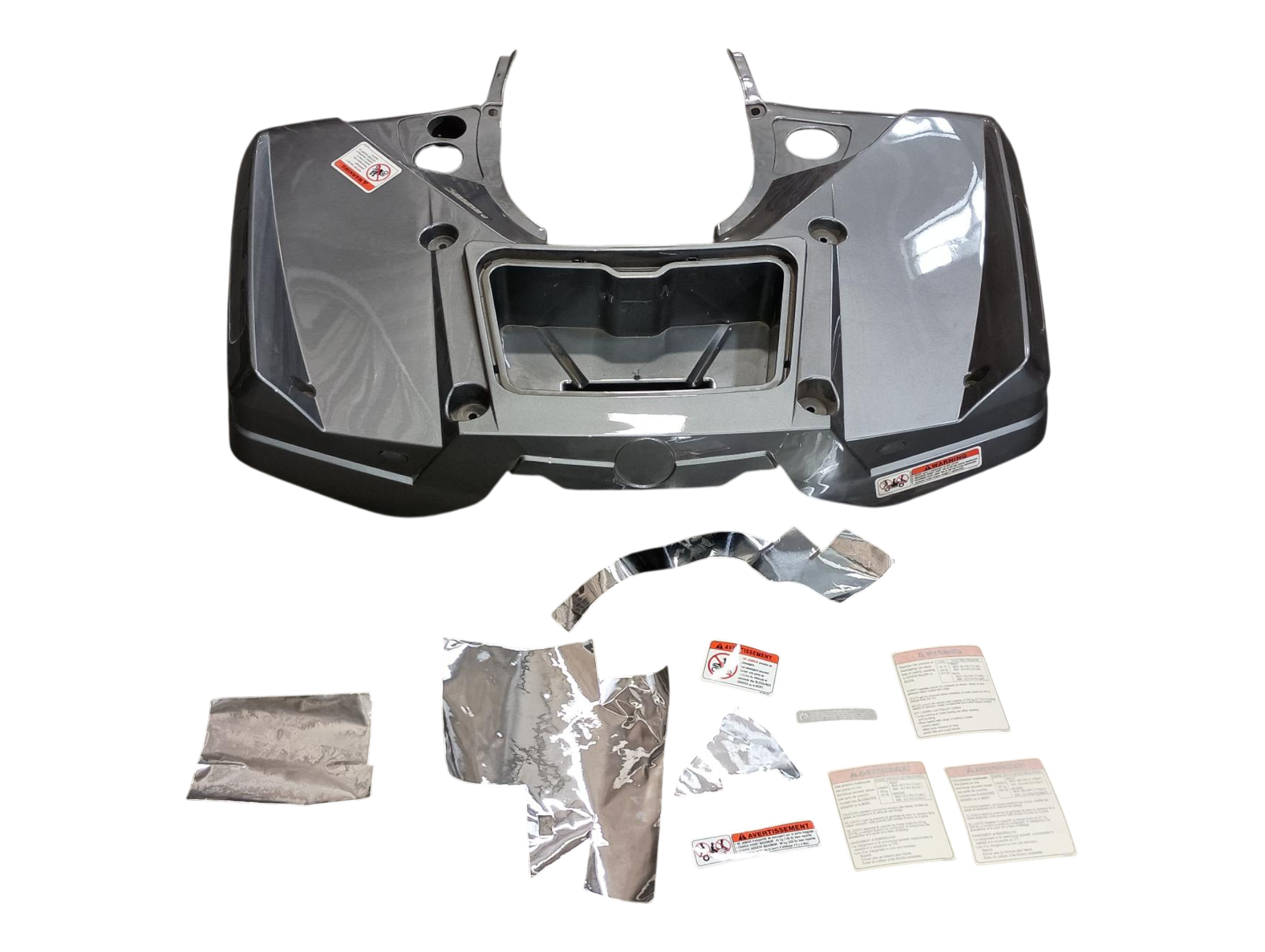Fits Can-Am REAR Fender KIT GREY, OEM Part # 715001270