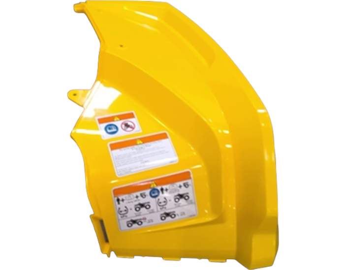 Fits Can-Am LH REAR Fender Kit, Yellow, OEM Part # 715002212