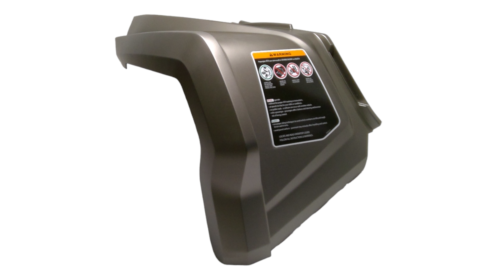 Fits Can-Am DEEP Pewter LH Front Fende, OEM Part # 715002614