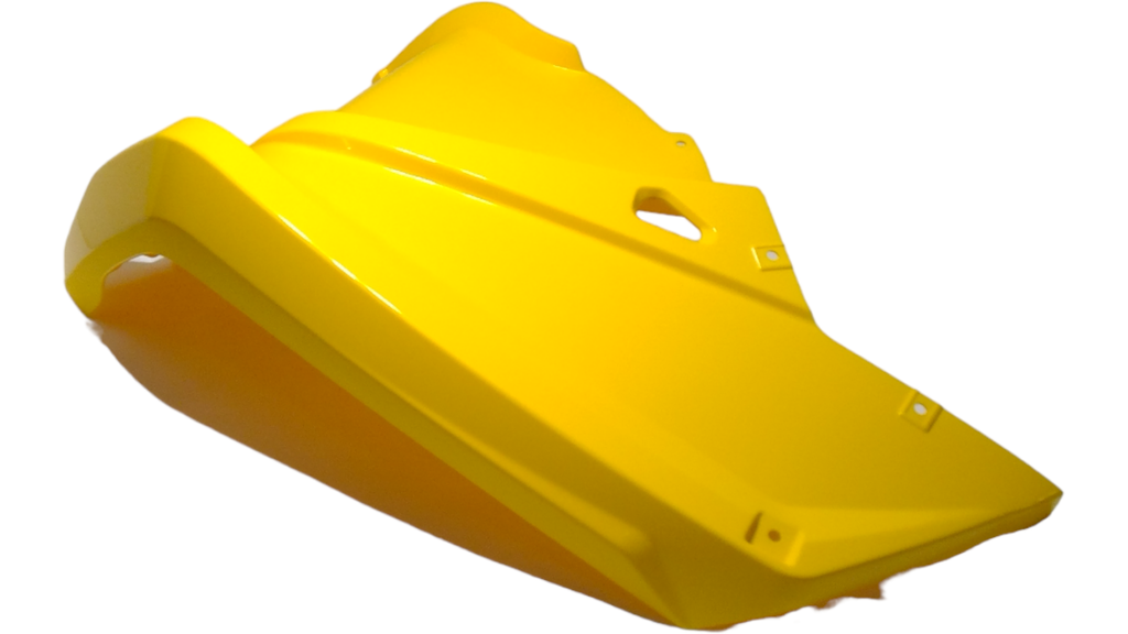 Can-Am Yellow LH REAR Fender, OEM Part # 715002699