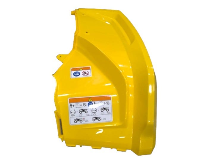 Fits Can-Am LH REAR Fender Kit, Yellow, OEM Part # 715003213