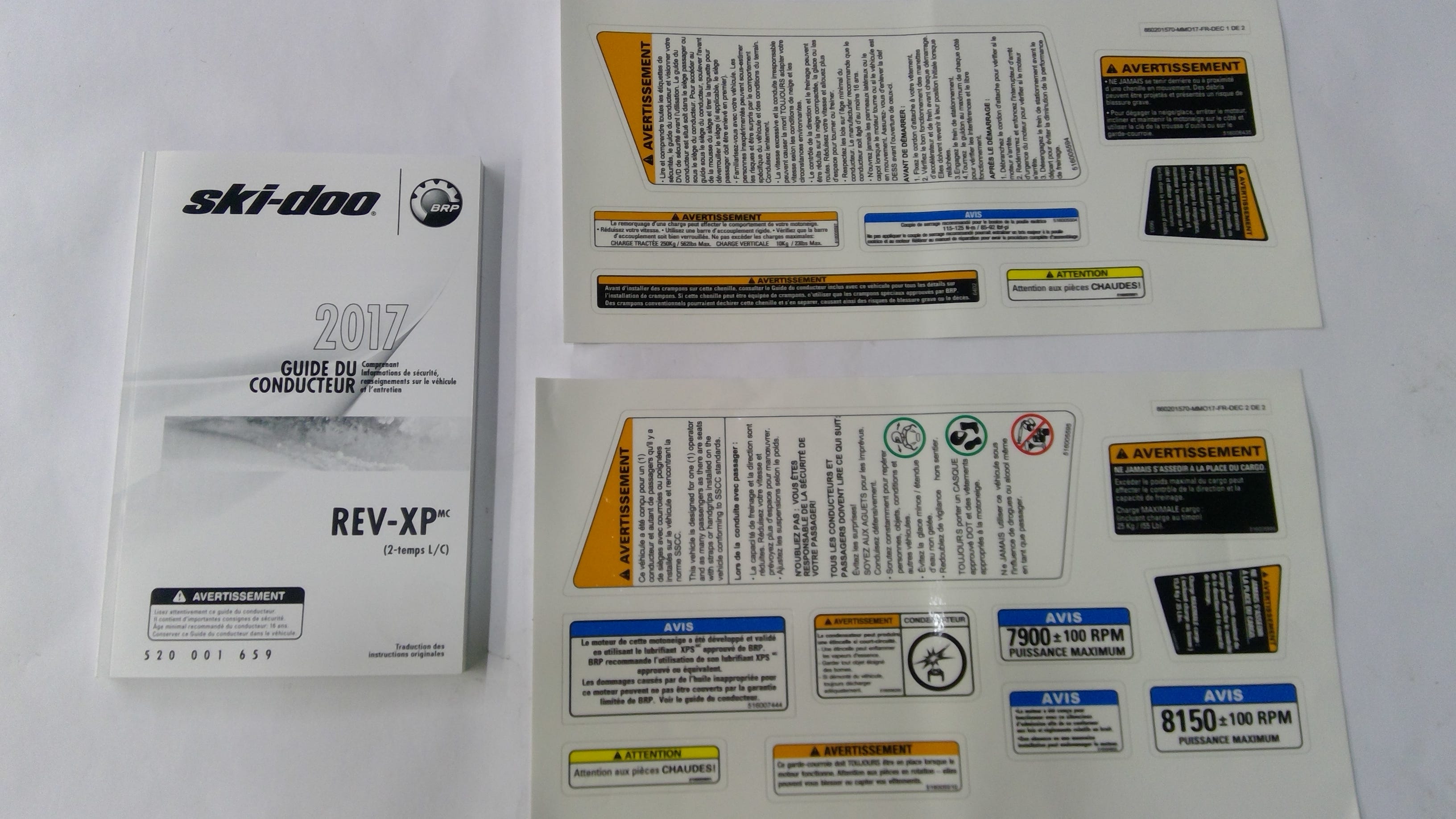 Ski-Doo FR KIT XP LIQ, OEM Part # 860201570