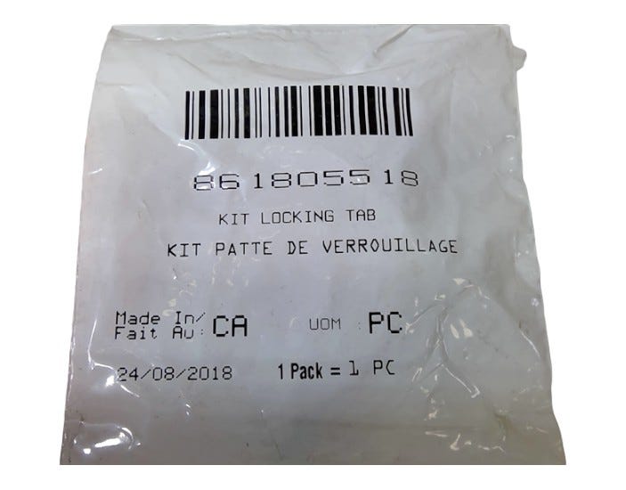 Fits BRP KIT Locking TAB, OEM Part # 861805518