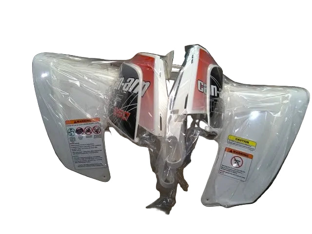2009 Fits Can-Am Ds 250 Na, Ce & Int Front Fender White, OEM Part # S6110Grca900