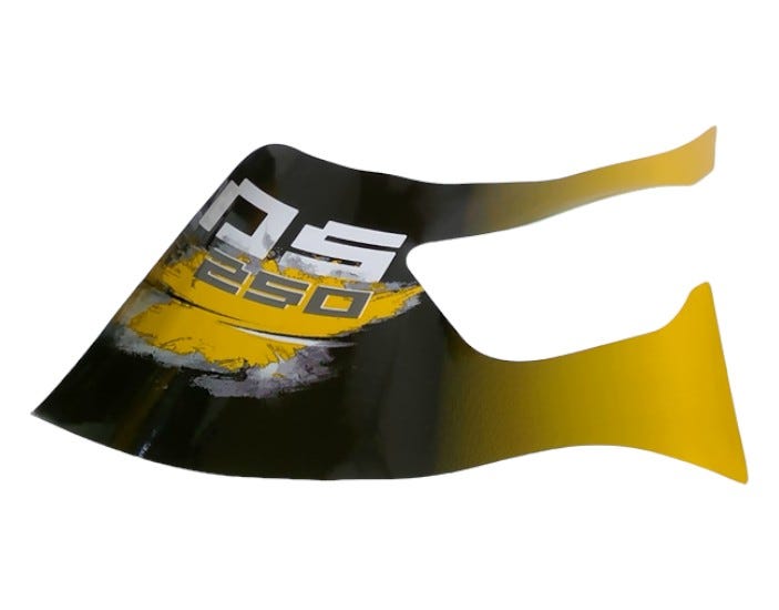 Fits Can-Am RH Front Decal B, OEM Part # S87137RCAA00T2